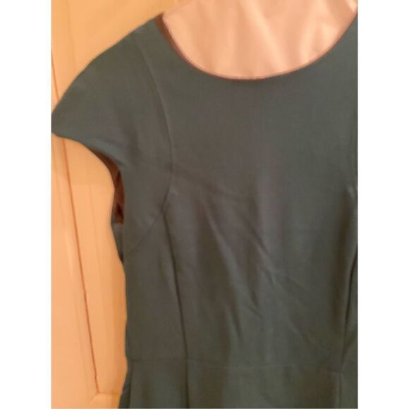 ZARA basic green bodycon dress back zipper - Picture 2 of 6
